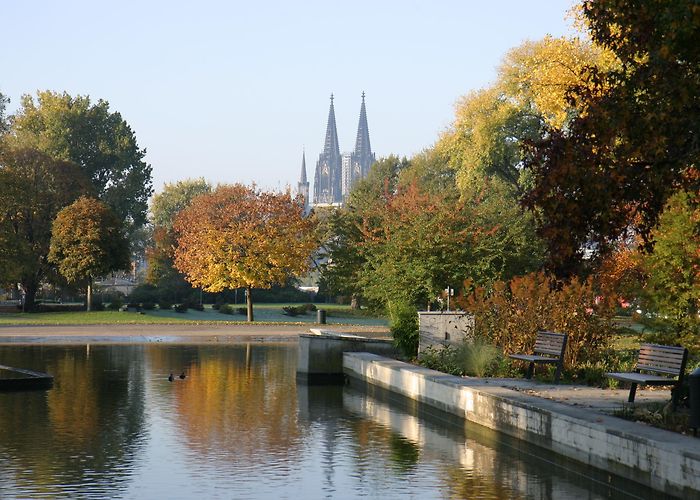 Rheinpark Rheinpark: Park with Cathedral view | Cologne Tourist Board photo