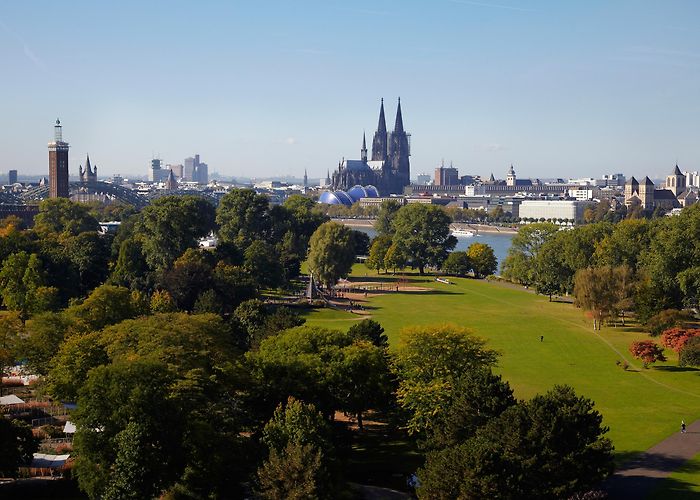 Rheinpark Rheinpark: Park with Cathedral view | Cologne Tourist Board photo