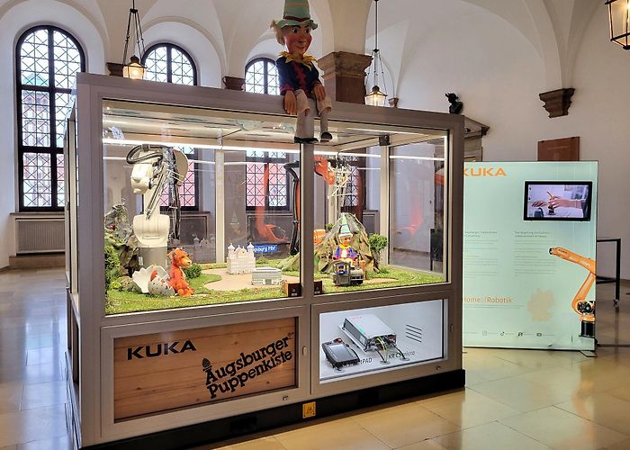 Augsburger Puppenkiste (Puppet Theatre) Robots Act as Puppeteers in Augsburg's Town Hall - News ... photo