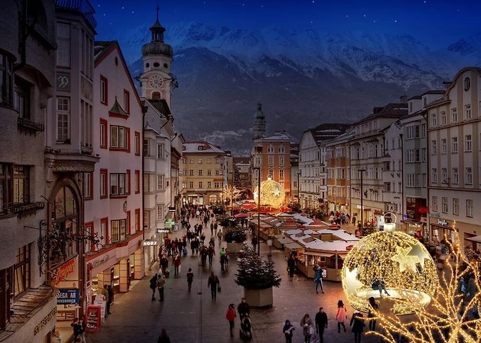 Maria Theresien Street Christmas Market in the Maria-Theresien-Straße - INNSBRUCK ... photo