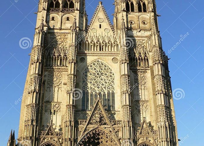 Cathedrale St-Gatien Cathedrale Saint-Gatien, Tours ( France ) Stock Photo - Image of ... photo