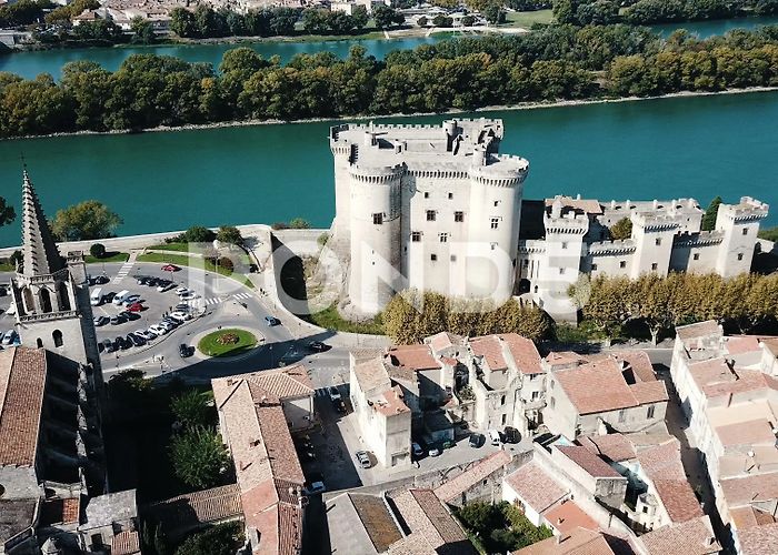 Chateau de Tarascon panoramic view of Chateau de Tarascon fr... | Stock Video | Pond5 photo