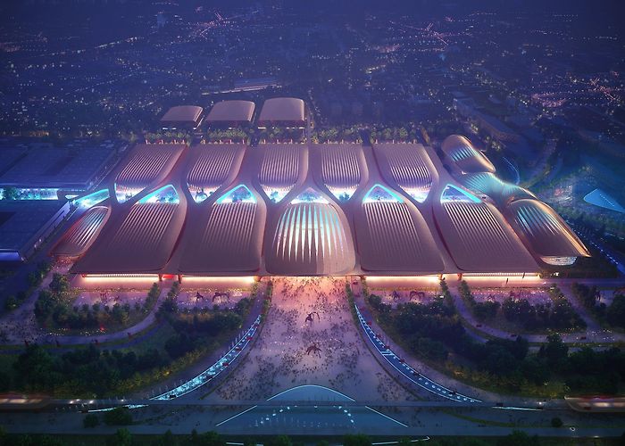 Beijing International Convention Center Phase II of Beijing's International Exhibition Center - Zaha Hadid ... photo