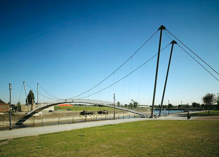 Duisburg Inner Harbour Footbridge over the Inner Harbour Duisburg - sbp photo