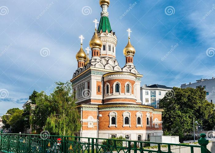 Russian Orthodox Cathedral of St. Nicholas Russian Orthodox St Nicholas Church in Vienna Austria Stock Image ... photo