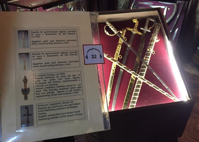 Ricardo Brennand Institute Sultan Farouk's swords, exposed in Ricardo Brennand Institute ... photo