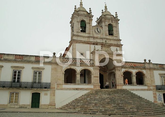 Church of Nossa Senhora da Nazaré Church in Nazare Portugal | Stock Video | Pond5 photo