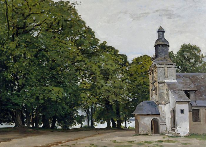 Nôtre Dame de Grâce Chapel The Church of Notre-Dame-de-grace at Honfleur by Claude Monet photo