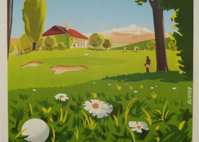 Divonne-les-bains thermal center Original Poster Divonne les Bains-posterissim photo