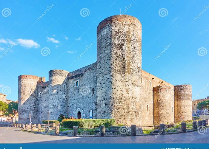 Ursino Castle Ursino Castle in Catania stock photo. Image of fort - 143937304 photo