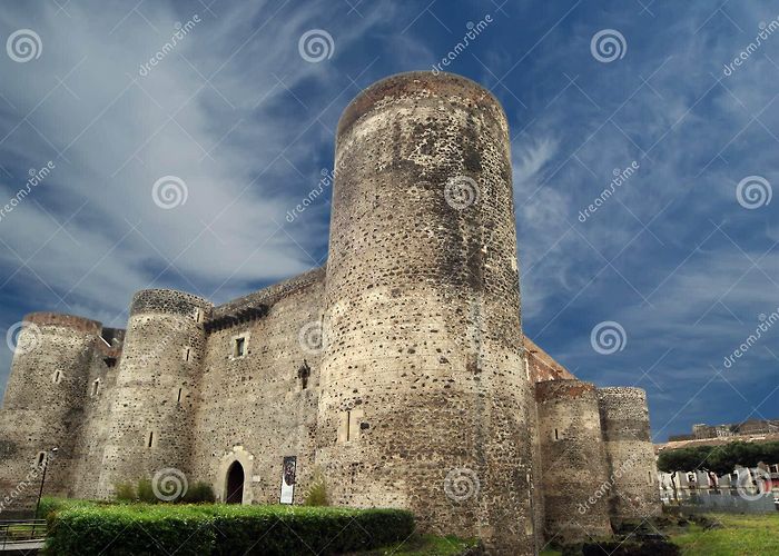 Ursino Castle Castello Ursino is a Castle in Catania, Sicily Stock Image - Image ... photo