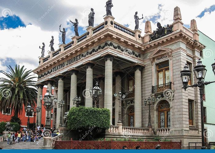 Benito Juarez Theatre Teatro Juarez Guanajuato editorial stock image. Image of north ... photo