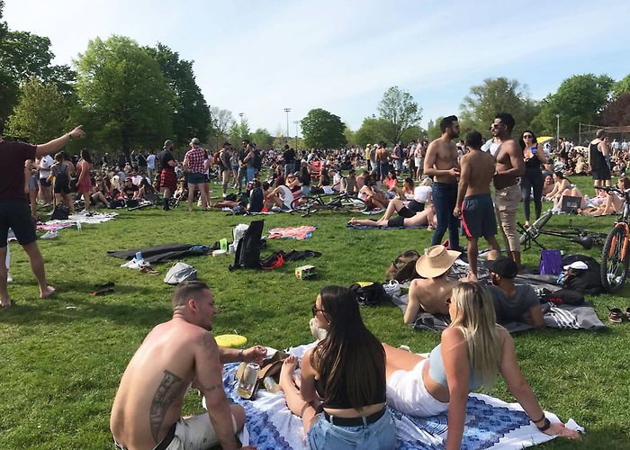 Trinity Bellwoods Park Trinity Bellwoods Park in Toronto is totally packed again and ... photo