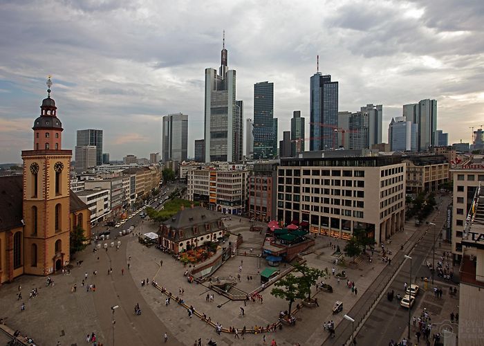 Zeilgalerie Hauptwache Square and the Frankfurt Skyline photo