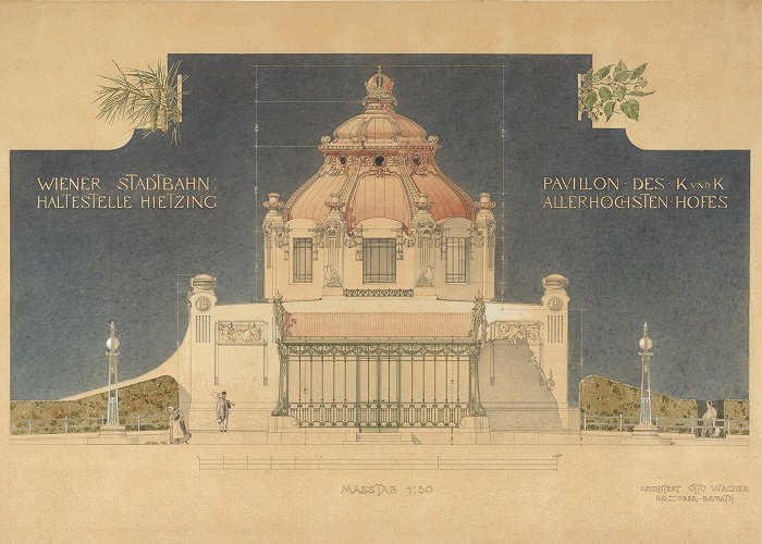 Otto Wagner-Hofpavillon Hietzing The Best Architectural Drawings from the Albertina Museum ... photo
