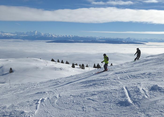 Mijoux La Faucille Ski School This French ski resort has everything from snowy slopes to ... photo