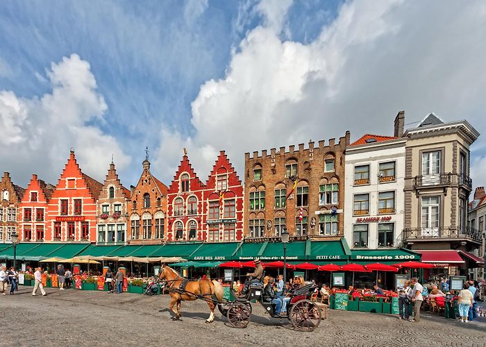 Sight-seeing Bruges in a Carriage Bruges to Amsterdam Bike & Barge Tour - Netherlands - Belgium ... photo