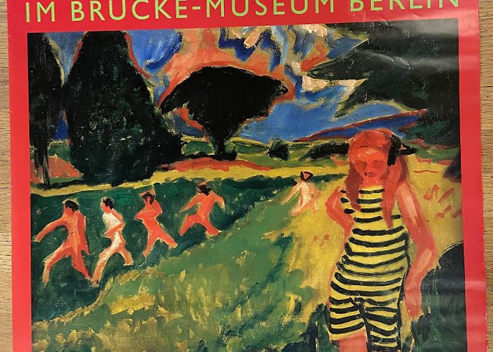 Museum of Prints and Drawings Kupferstichkabinett MAX PECHSTEIN: DAS GELBSCHWARZE TRIKOT- DIE BRÜCKE, Meisterwerke ... photo