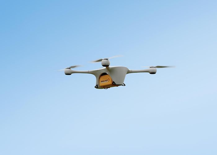 Lugano Hospital - Civico Post office to start drone tests in Lugano - SWI swissinfo.ch photo