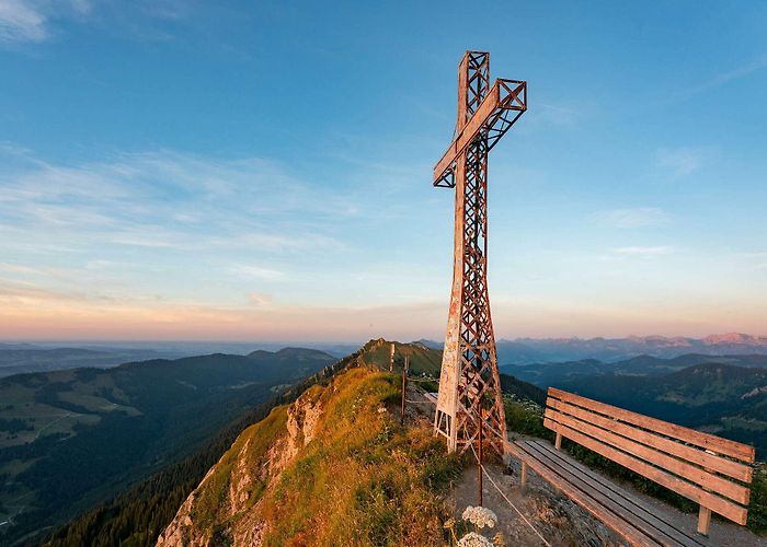 Hochgrat Bahn Der Hochgrat: Höchster Berg in Oberstaufen im Allgäu photo