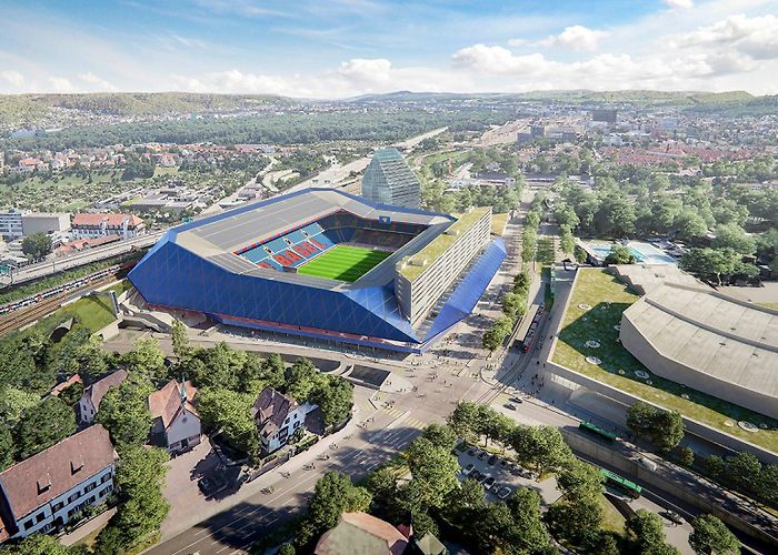 St. Jakob-Park St. Jakob Park stadium, "Joggeli", is to be remodelled by Herzog ... photo