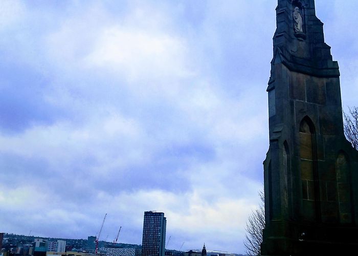 The Cholera Monument BLADES v SPURS FROM THE CHOLERA MEMORIAL – retiredmartin photo