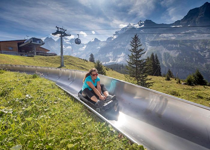 Gondelbahn Kandersteg-Oeschinen Lake Oeschinen toboggan run - Excursions by train photo