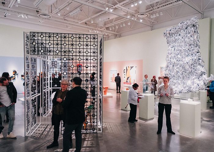 Surrey Art Gallery Tour Surrey Art Gallery's exhibition Through the Lattice on March ... photo