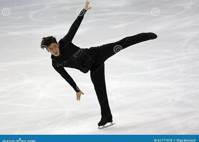 Patinoire Mériadeck Jin Seo KIM (KOR) editorial stock photo. Image of prix - 62777478 photo
