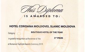 Hotel Coroana Moldovei Slanic Moldova Exterior photo