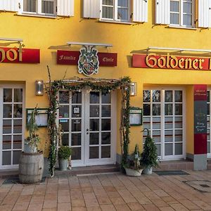 Hotel Restaurant Goldener Hirsch Donauwoerth Exterior photo