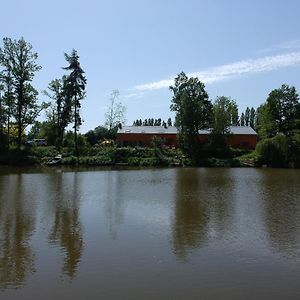 Florennes Gite Neuf 150 M2 Devant Un Grand Lac Prive De 2 Hectares Poissonneux Au Milieu Des Bois Villa Exterior photo