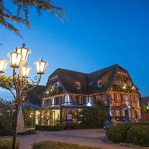 Hotel Restaurant Relais De La Poste - Strasbourg Nord La Wantzenau Exterior photo