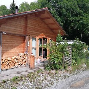 Chalet Blockhaus Auf Camping Villa Oberwil  Exterior photo