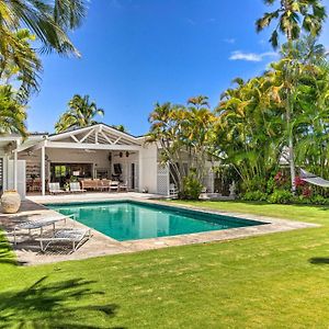 Upscale Kailua Getaway Steps To Swim Beach! Villa Exterior photo