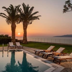 Villa Sunrise Majestic Seaview With Private Pool Hersonissos  Exterior photo