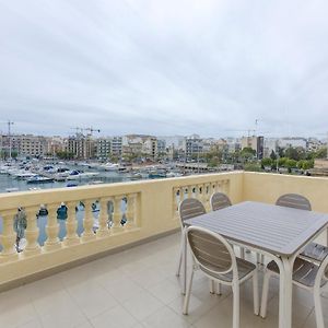 Marina View Apt Slps 9 With Private Terrace & Bbq By 360 Estates Apartment Ta Xbiex Exterior photo