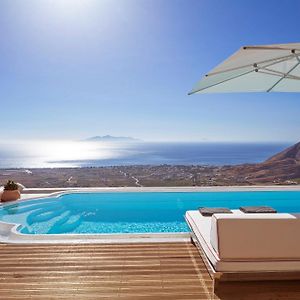 Elite Santorini Villa - 5 Bedroom Villa - Private Pool And Beautiful Sea Views - Pyrgos Exterior photo