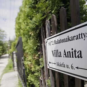 Villa Anita - 100 Metrov Od Plaze Bercsenyi Balatonakarattya Exterior photo