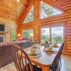 Scenic Sylva Log Cabin With Sunset And Mountain View! Villa Exterior photo