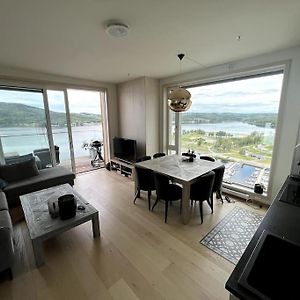 Mjos Tower - Big Apartment With Lake View Ringsaker Exterior photo
