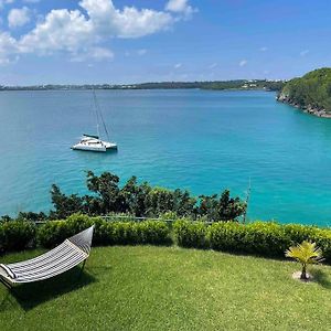 Oceanfront Dock Of The Bay Retreat Villa Somerset Village Exterior photo