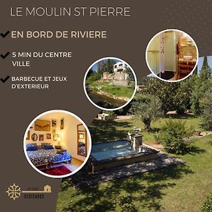 Moulin St Pierre Bord De Riviere Villa Limoux Exterior photo