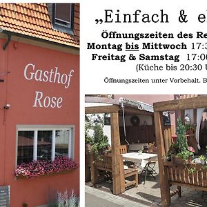 Gasthof Hotel Rose Obereisenheim Exterior photo