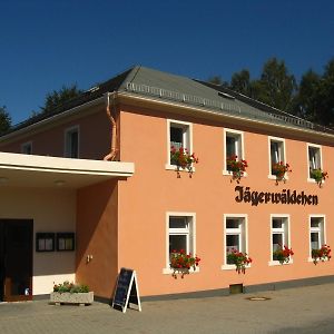 Gaststaette & Pension Jaegerwaeldchen Hotel Bertsdorf Exterior photo