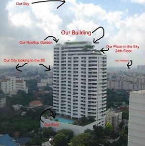 Stunning 24Th Fl Terrace Penthouse! Apartment Bangkok Exterior photo