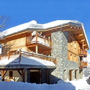 Luxury Chalet Near The Ski Slopes With Fireplace Sauna Bubble Bath And Internet Access Villa Les Arcs  Exterior photo