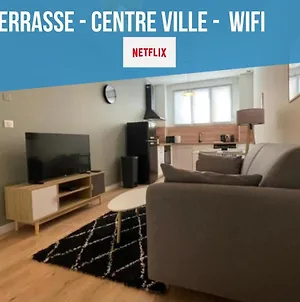 Centre Ville Superbe T2 Neuf Wifi Terrasse Netflix Perigueux Exterior photo